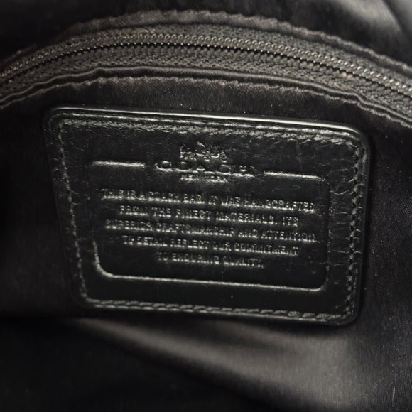 COACH Colette Signature Hobo Bag w/ Silver Coach Hang Tag - Picture 6 of 14